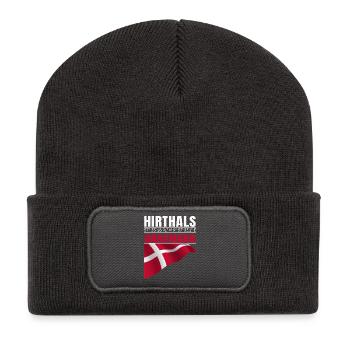 Hirthals - Beanie recyclé à patch - charbon - Devant