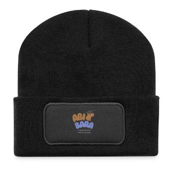 AbiBara 2026 Détendue jusqu’à la remise des diplômes - Beanie recyclé à patch - noir - Devant