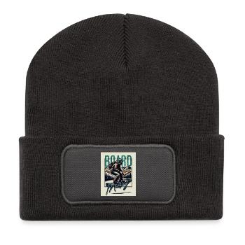 Snowboarding Board Meeting - Recycelte Patch Beanie - Dunkelgrau - Vorne