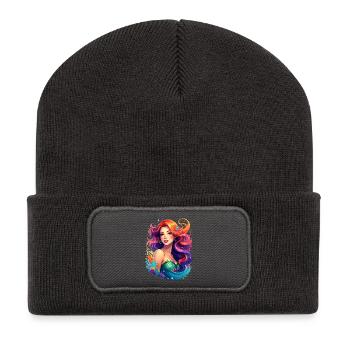 Sexy Mermaid - Recycled Patch Beanie - dark grey - Front