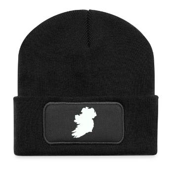irland_country - Beanie recyclé à patch - noir - Devant