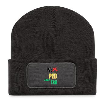 pa_ped_tan - Recycled Patch Beanie - dark grey - Front