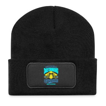 Malle 2026 Daydrinking Champions Malle 2026  - Recycelte Patch Beanie - Schwarz - Vorne