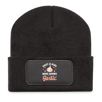 Ail - Beanie recyclé à patch - charbon - Devant