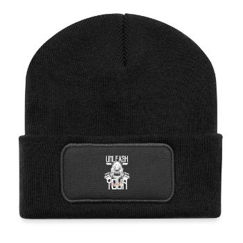 Unleash Power on Stage - Recycled Patch Beanie - black - Front