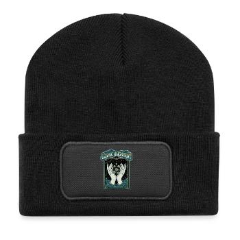 Cosmic World - Recycled Patch Beanie - black - Front