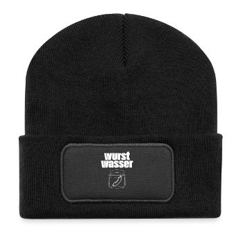 Sausage water - Recycled Patch Beanie - black - Front