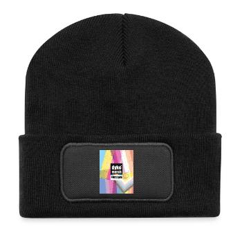 Dyke*March Nbg 2026_1 - Recycelte Patch Beanie - Schwarz - Vorne