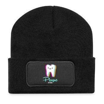 dentiste - Beanie recyclé à patch - noir - Devant