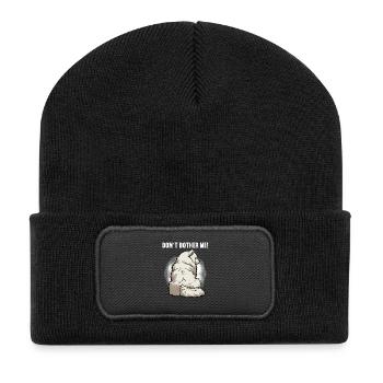 Don't Bother Me Samoyed Samoyed Owner - Recycled Patch Beanie - black - Front