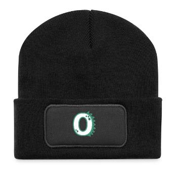 Zahl 0 - Recycelte Patch Beanie - Schwarz - Vorne