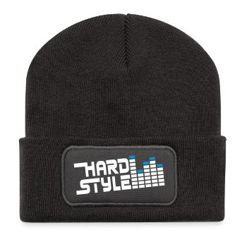 hard style hardtyle - Recycled Patch Beanie - dark grey - Front