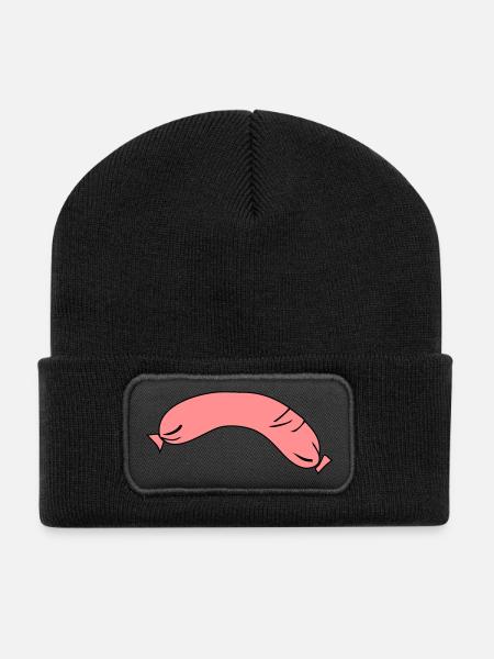 wurst - Beanie recyclé à patch - noir