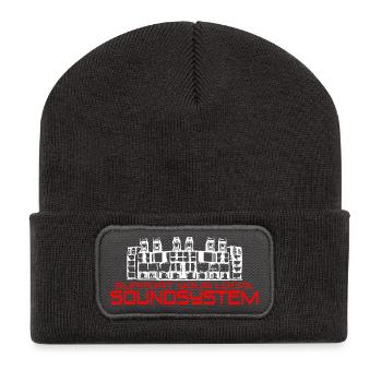 support your local soundsystem - Recycelte Patch Beanie - Dunkelgrau - Vorne