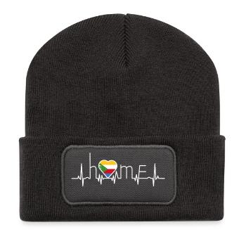 i love home homeland - Recycled Patch Beanie - dark grey - Front