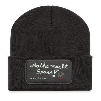 Math is fun! - Recycled Patch Beanie - dark grey - Front