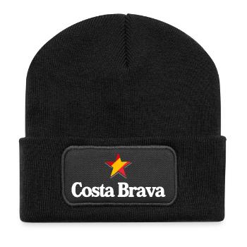 Stars of Spain - Costa Brava - Recycled Patch Beanie - black - Front