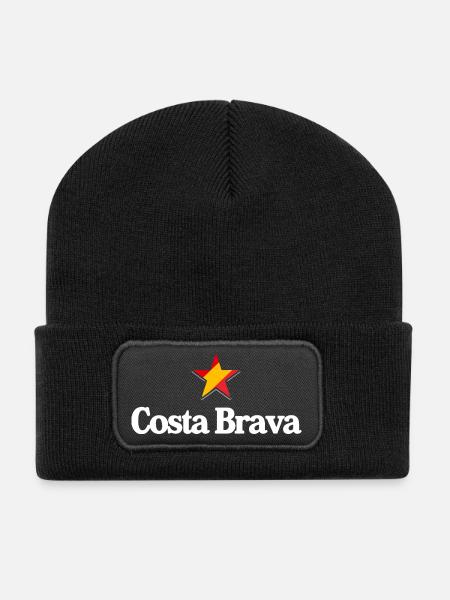 Stars of Spain - Costa Brava - Recycelte Patch Beanie - Schwarz