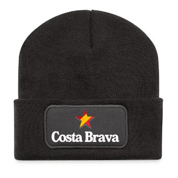 Stars of Spain - Costa Brava - Recycelte Patch Beanie - Dunkelgrau - Vorne