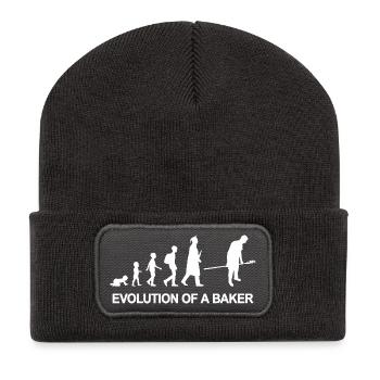 Development of a baker - Recycled Patch Beanie - dark grey - Front