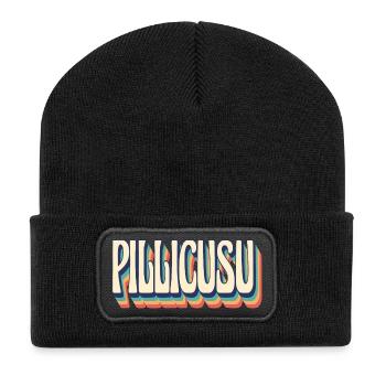 T-Shirt Sicilia pillicusu T-Shirt Geschenkidee - Recycelte Patch Beanie - Schwarz - Vorne