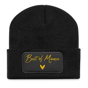 GRANNY. MOTHER'S DAY. HAPPY BIRTHDAY GRANDMA. I LOVE YOU - Recycled Patch Beanie - black - Front