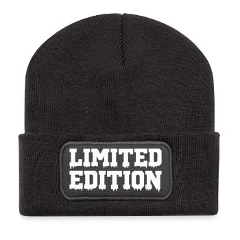 Édition limitée - Beanie recyclé à patch - charbon - Devant