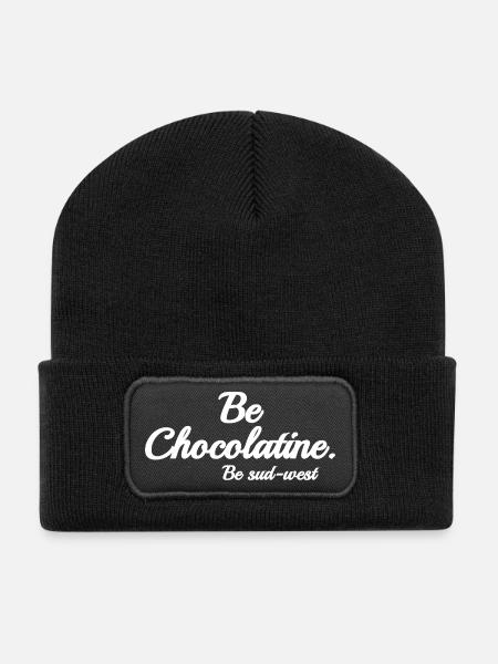 Be chocolatine - Recycled Patch Beanie - black