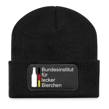 Federal Institute for Delicious Beers - Recycled Patch Beanie - black - Front