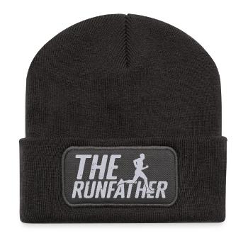 Marathon Runner The Runfather Running - Recycled Patch Beanie - dark grey - Front