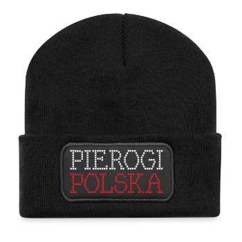 Pierogi Polska, Pologne - Beanie recyclé à patch - noir - Devant