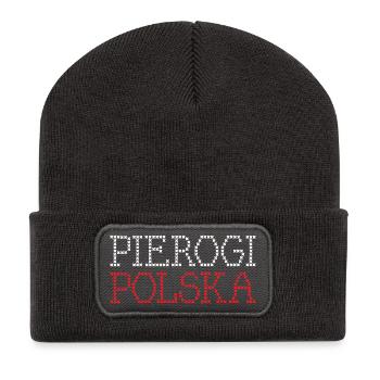 Pierogi Polska Poland - Recycled Patch Beanie - dark grey - Front