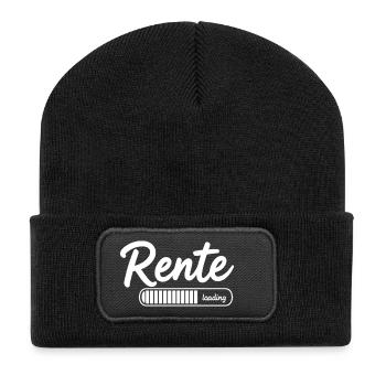 Rente 2026 loading Endlich Ruhestand - Recycelte Patch Beanie - Schwarz - Vorne