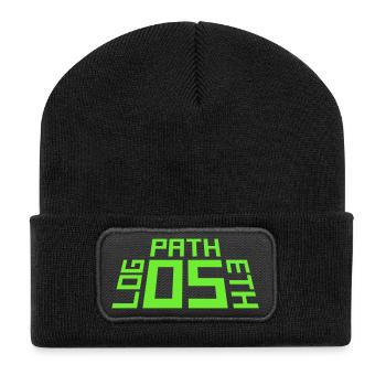 Logos Ethos Pathos Rhetoric Philosophy Student - Recycled Patch Beanie - black - Front