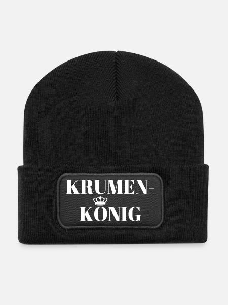 Crumbs King - Recycled Patch Beanie - black
