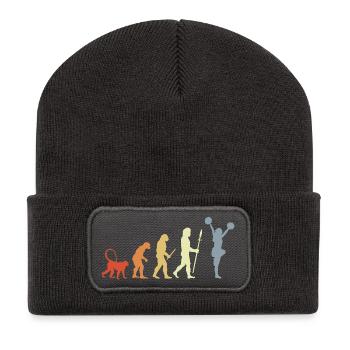 Vintage Cheerleader Evolution - Recycled Patch Beanie - dark grey - Front