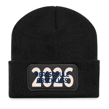 Abschluss 2026 - Realschule Realschulabschluss - Recycelte Patch Beanie - Schwarz - Vorne