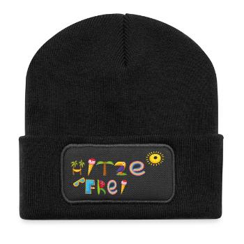heat-free - Recycled Patch Beanie - black - Front