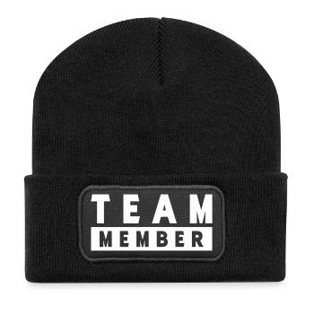 Team Member - Recycled Patch Beanie - black - Front