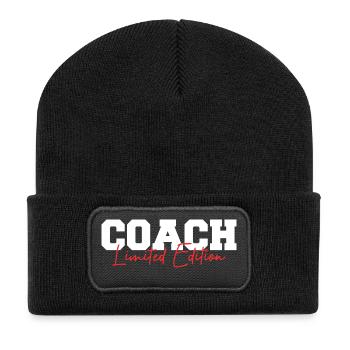 Coach - limited edition - Beanie recyclé à patch - noir - Devant