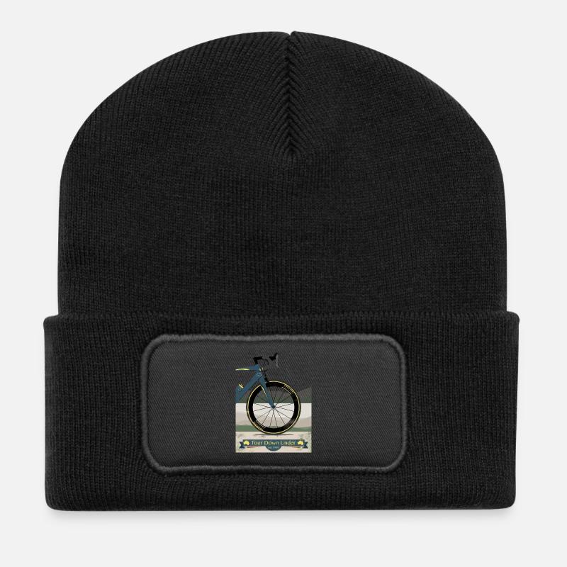 Tour Down Under vélo - Beanie recyclé à patch - noir