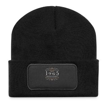 Limited Edition 1965 Aged To Perfection - Recycled Patch Beanie - black - Front