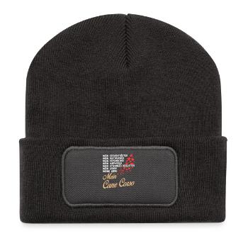 Cane-Corso - Mein - Recycelte Patch Beanie - Dunkelgrau - Vorne