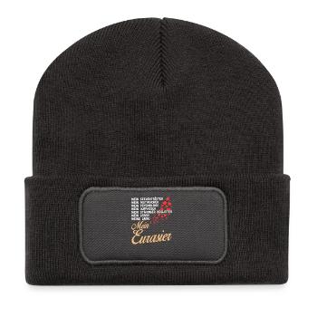 Eurasier - Mein - Recycelte Patch Beanie - Dunkelgrau - Vorne