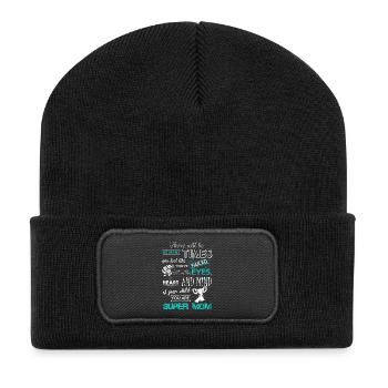 Great Mom - Recycled Patch Beanie - black - Front