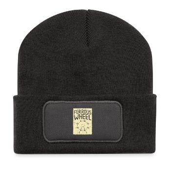 Das Chemie - Riesenrad! - Geschenk - Recycelte Patch Beanie - Dunkelgrau - Vorne