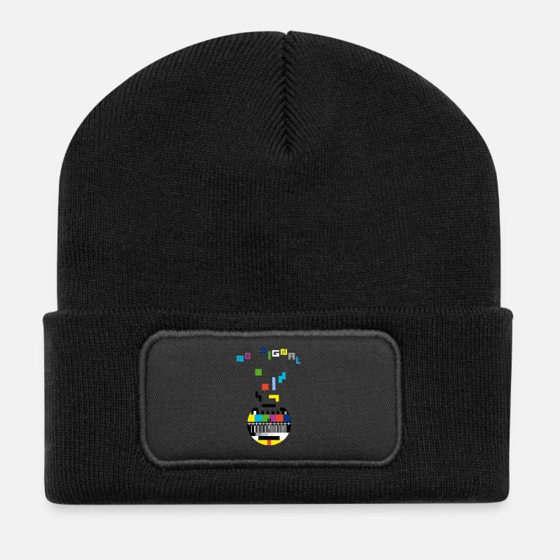 no signal - Recycled Patch Beanie - black