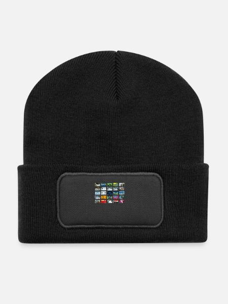 Dead Tapes - Recycled Patch Beanie - black