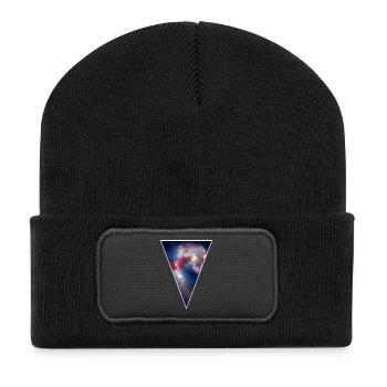 Galaxy - Space - Stars - Cosmic - Art - Universe - Recycled Patch Beanie - black - Front