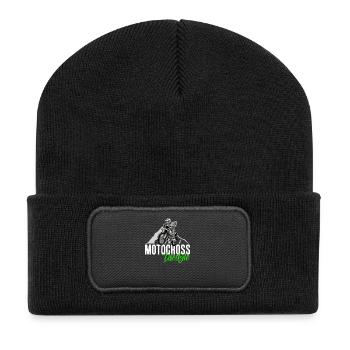 Motocross Lifestyle - Beanie recyclé à patch - noir - Devant